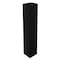 Uniquewise Tall Rectangular Wooden Modern Floor Vase, Black 30 Inch QI004183.S - alternate 2